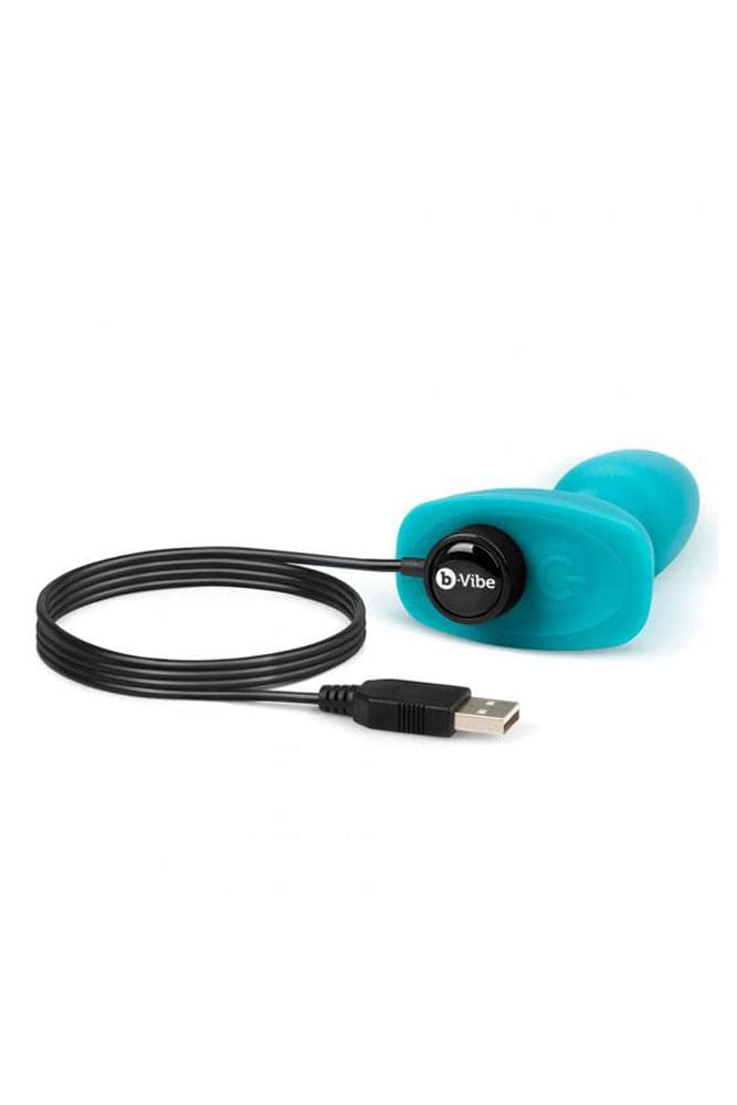 b-Vibe - Rimming Butt Plug Petite - Teal - Stag Shop