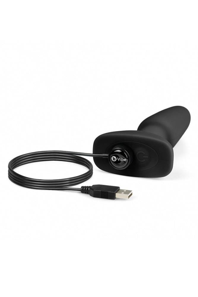 b-Vibe - Rimming 2 Butt Plug - Black - Stag Shop