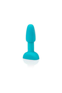 Thumbnail for b-Vibe - Rimming Butt Plug Petite - Teal - Stag Shop