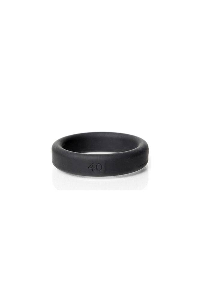 Channel 1 Releasing - Boneyard - 5-Piece Silicone Cock Ring Set - Black - Stag Shop