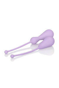 Thumbnail for Cal Exotics - Dr. Laura Berman - Silicone Weighted Kegel Set - Purple - Stag Shop