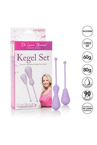 Thumbnail for Cal Exotics - Dr. Laura Berman - Silicone Weighted Kegel Set - Purple - Stag Shop