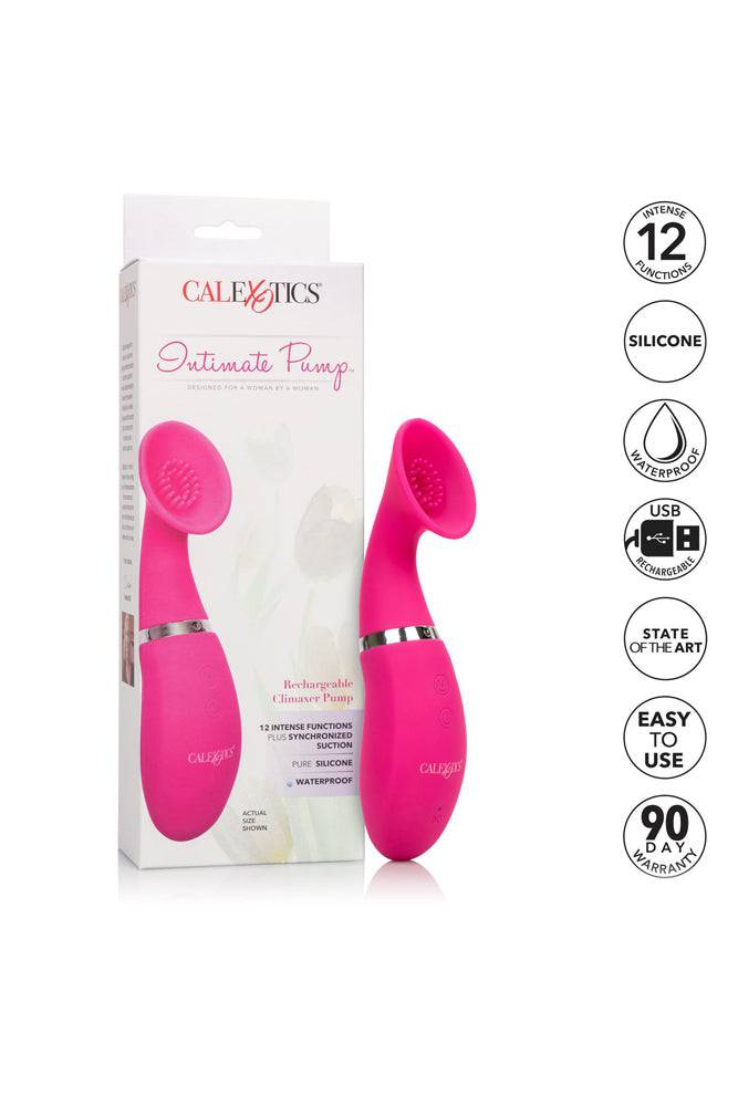 Cal Exotics - Intimate Pump - Rechargeable Climaxer Pump - Pink - Stag Shop