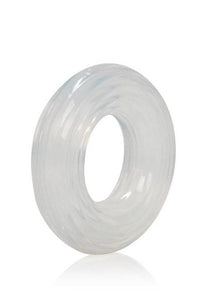 Thumbnail for Cal Exotics - Premium Silicone Large Cock Ring - Clear - Stag Shop