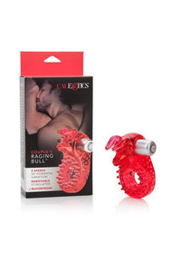 Thumbnail for Cal Exotics - Couples Enhancer - Raging Bull Vibrating Cock Ring - Red - Stag Shop