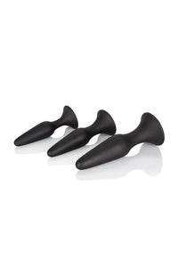 Thumbnail for Cal Exotics - Silicone Anal Trainer Kit - Black - Stag Shop