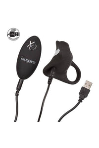 Thumbnail for Cal Exotics - Couples Enhancer - Silicone Remote Pleasurizer Cock Ring - Black - Stag Shop