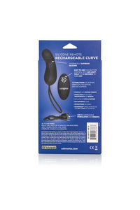 Thumbnail for Cal Exotics - Silicone Remote Rechargeable Curve Vibrator - Black - Stag Shop