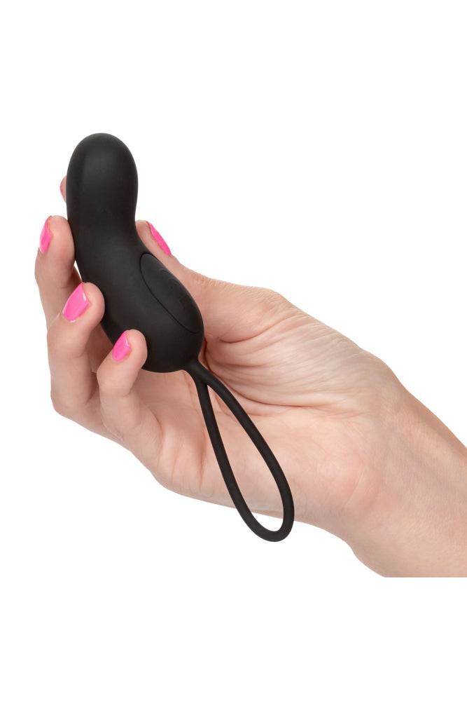 Cal Exotics - Silicone Remote Rechargeable Curve Vibrator - Black - Stag Shop