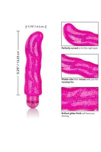 Thumbnail for Cal Exotics - Sparkle - 'G' Dazzle G-spot Vibrator - Pink - Stag Shop