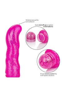 Thumbnail for Cal Exotics - Sparkle - 'G' Dazzle G-spot Vibrator - Pink - Stag Shop
