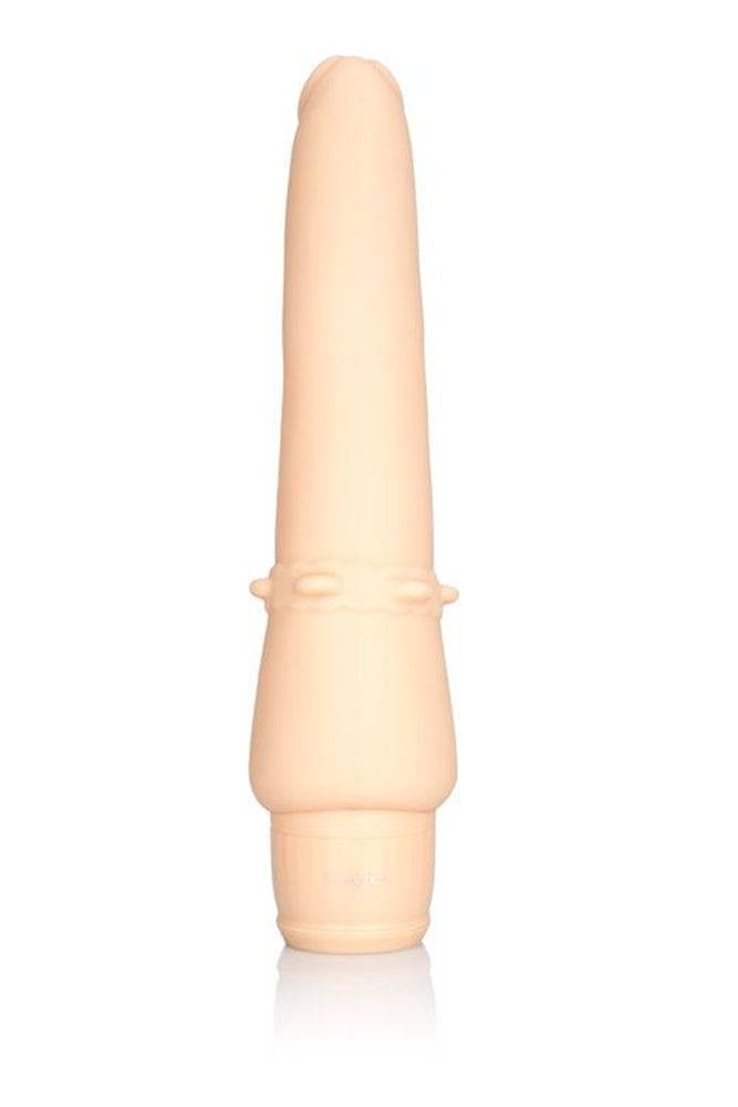 Cal Exotics - Silicone Stud - Stiffy Realistic Vibrating Dong - Beige - Stag Shop