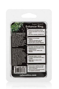 Thumbnail for Cal Exotics - Super Stretch Enhancer Cock Ring - Pink - Stag Shop