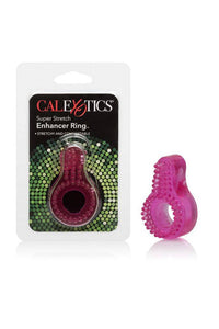 Thumbnail for Cal Exotics - Super Stretch Enhancer Cock Ring - Pink - Stag Shop