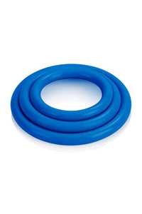 Thumbnail for Cal Exotics - Tri-Rings Cock Ring Set - Blue - Stag Shop