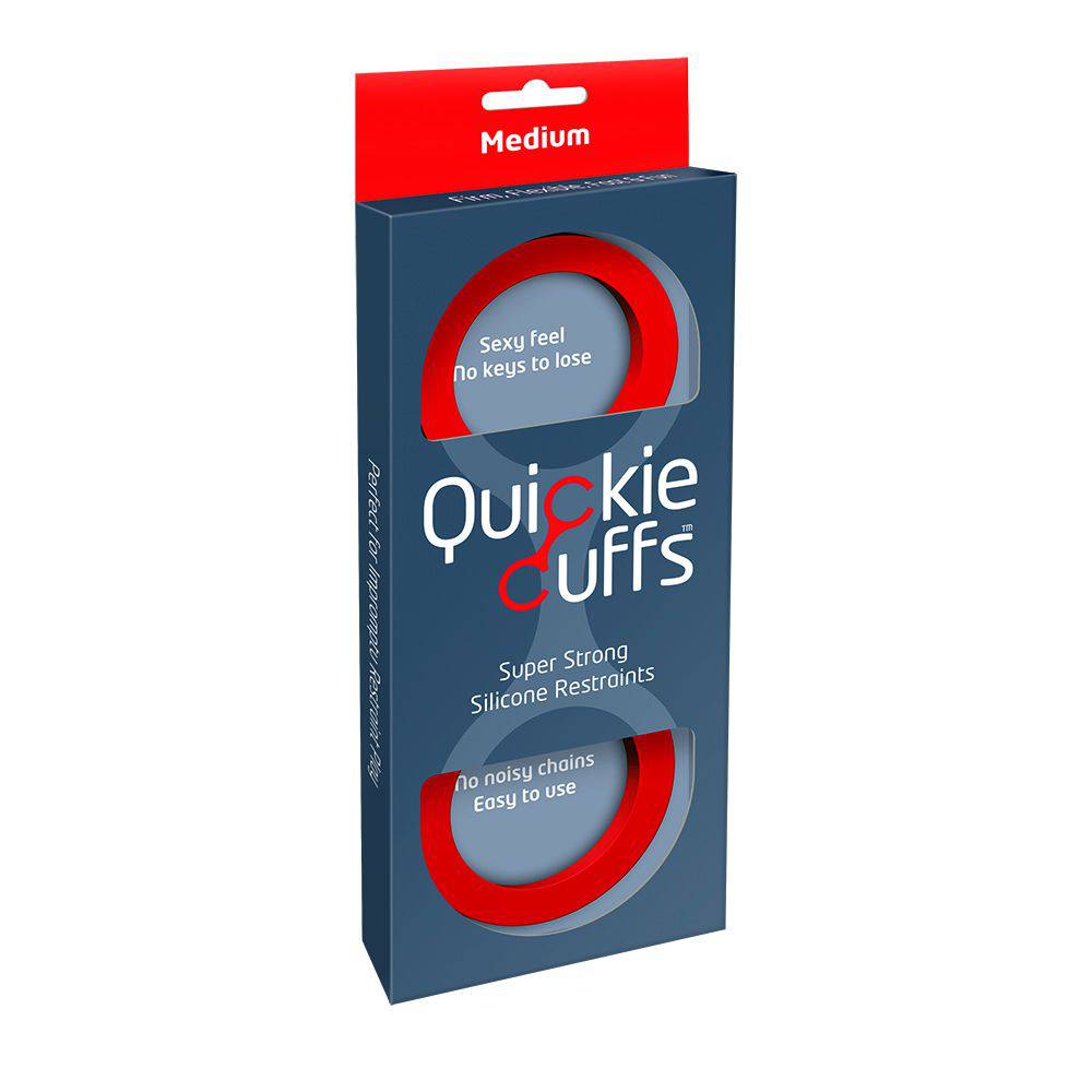 Creative Conceptions - Quickie Cuffs - Medium - Red - Stag Shop