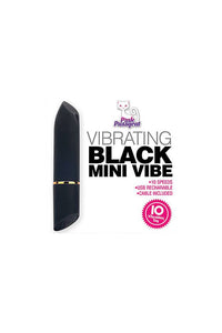 Thumbnail for Cousins Group - Pink Pussycat Mini Vibe Bullet - Black - Stag Shop