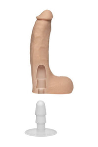 Thumbnail for Doc Johnson - Signature Cocks - Chad White 8.5 inch Cock with Removable Suction Cup - Stag Shop