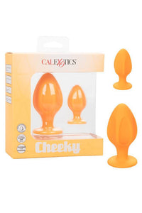 Thumbnail for Cal Exotics - Cheeky Butt Plug Set - Orange - Stag Shop