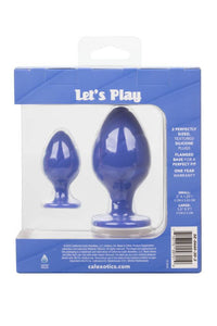 Thumbnail for Cal Exotics - Cheeky Butt Plug Set - Purple - Stag Shop