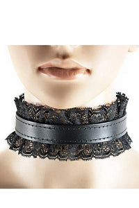 Thumbnail for Ego Driven - Fancy Lace Choker - Black - Medium - Stag Shop
