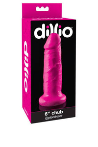 Thumbnail for Pipedream - Dillio - Realistic Chubby Dildo - 6 inch - Pink - Stag Shop
