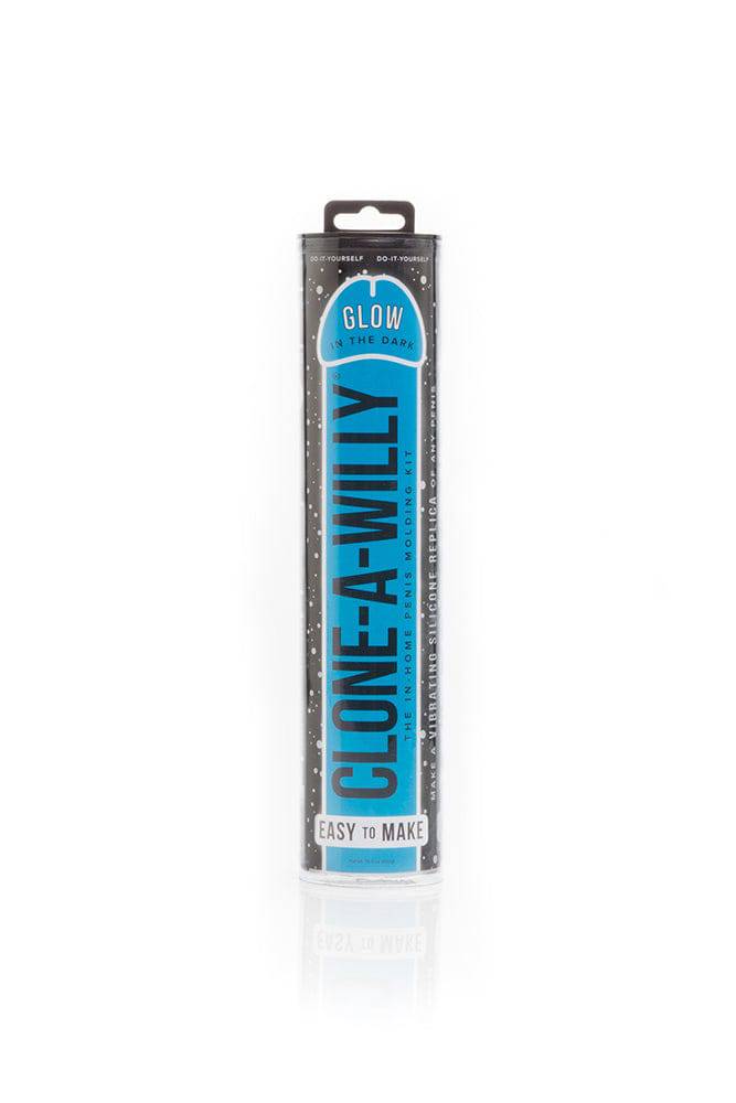 Clone-A-Willy - Vibrating Penis Casting Kit - Glow In The Dark - Blue - Stag Shop