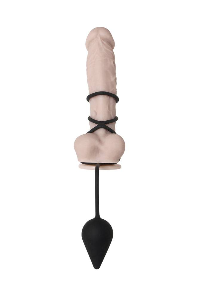 Adam & Eve - Cock & Ball Anal Teaser - Black - Stag Shop