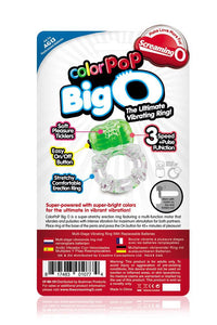 Thumbnail for Screaming O - ColourPop - Big O Vibrating Cock Ring - Assorted - Stag Shop