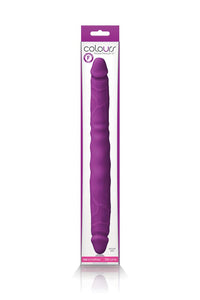 Thumbnail for NS Novelties - Colours - Double Pleasure Double Ended Dildo - Purple - Stag Shop