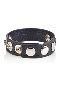 Thumbnail for Cal Exotics - Colt - Adjustable 5 Snap Leather Cock/Ball Strap - Stag Shop