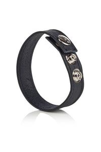 Thumbnail for Cal Exotics - Colt - Adjustable 3 Snap Leather Cock/Ball Strap - Stag Shop