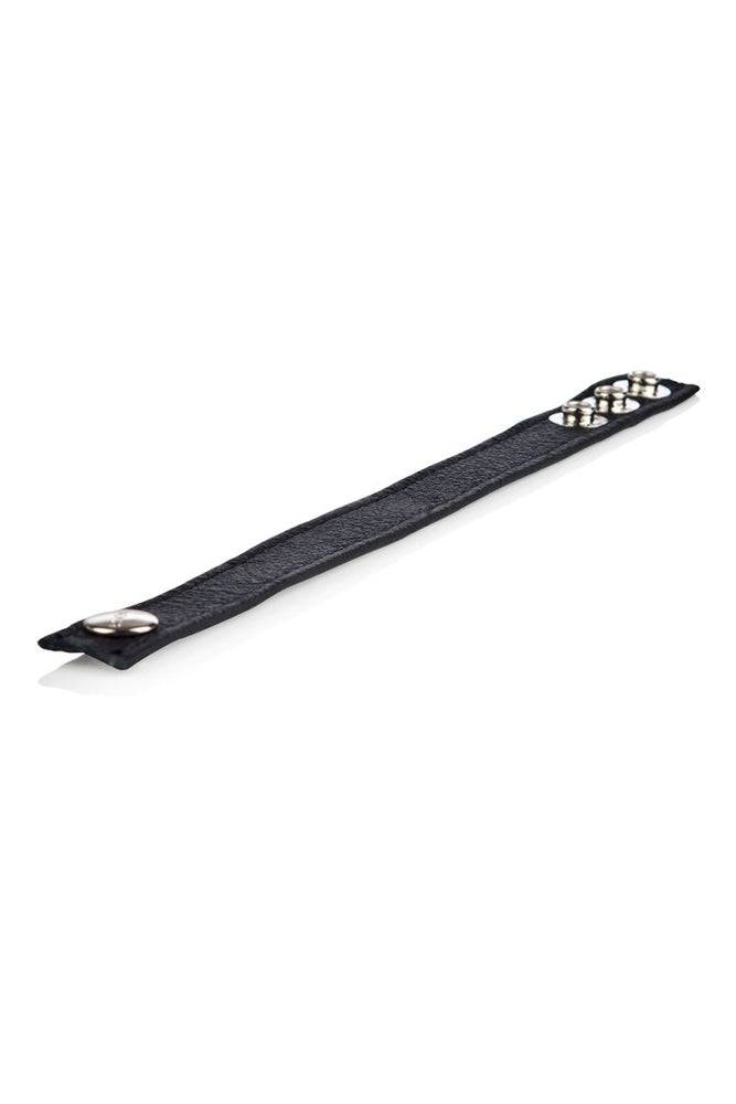Cal Exotics - Colt - Adjustable 3 Snap Leather Cock/Ball Strap - Stag Shop