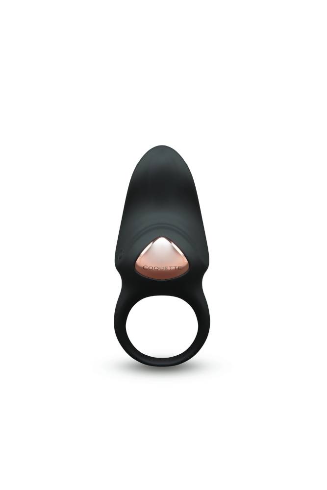 Coquette Pleasure Collection - 23607 - The After Party Vibrating Couples' Ring - Black - Stag Shop