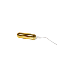 Thumbnail for Cousins Group - Pink Pussycat - Rechargeable Bullet Vibrator - Gold - Stag Shop
