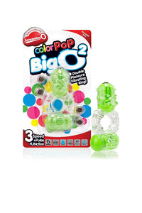Thumbnail for Screaming O - ColourPop - The Big O 2 - Dual Vibrating Cock Ring - Assorted - Stag Shop