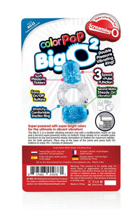 Thumbnail for Screaming O - ColourPop - The Big O 2 - Dual Vibrating Cock Ring - Assorted - Stag Shop
