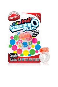 Thumbnail for Screaming O - ColourPop Quickie Plus - Disposable Vibrating Cock Ring - Assorted - Stag Shop
