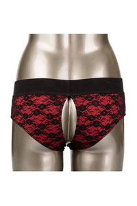 Thumbnail for Cal Exotics - Scandal - Crotchless Pegging Panty Set - Stag Shop