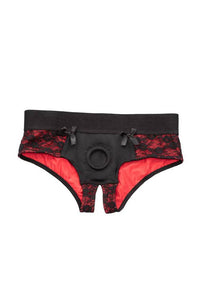 Thumbnail for Cal Exotics - Scandal - Crotchless Pegging Panty Set - Stag Shop