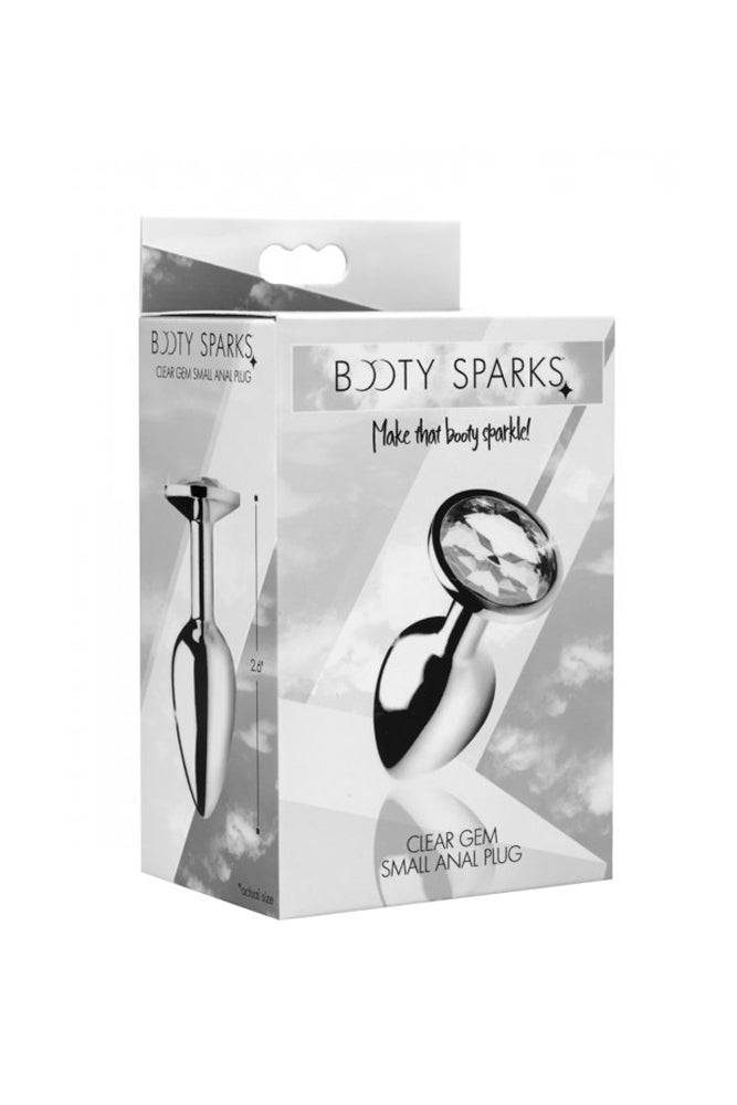 XR Brands - Booty Sparks - Clear Gem Anal Plug - Small - Stag Shop