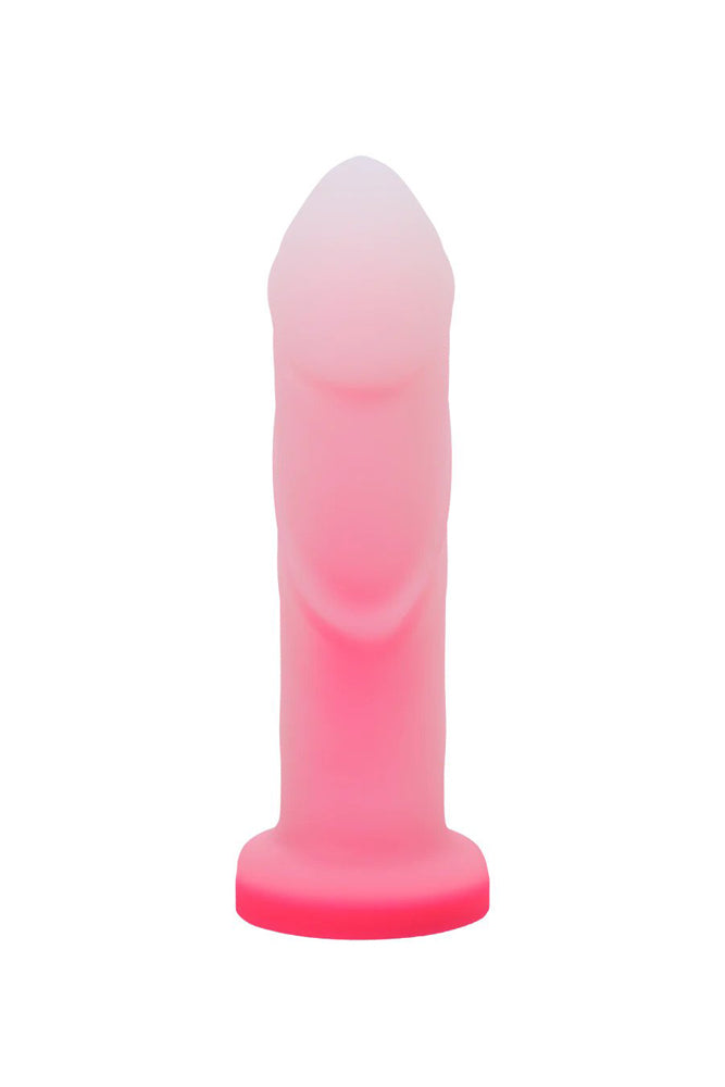 Tantus - Cush Dual Density Dildo - Candy Pink - Stag Shop