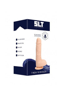 Thumbnail for SLT by Shots Toys - Self Lubricating Dong - 7 inch - Beige - Stag Shop