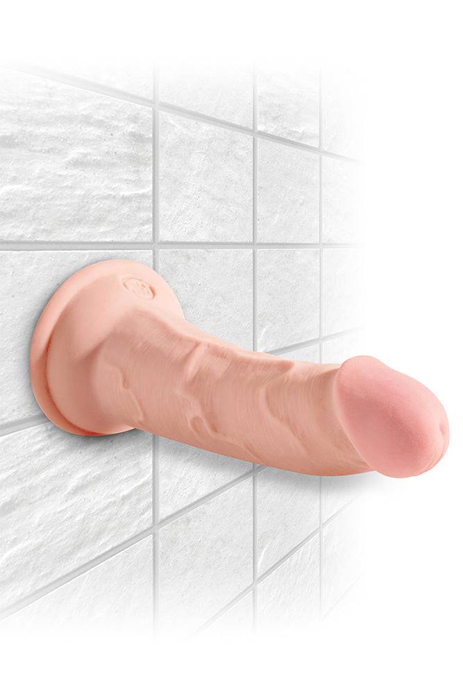 Pipedream - King Cock Plus - Triple Density Realistic Dildo - 5 Inch - Beige - Stag Shop