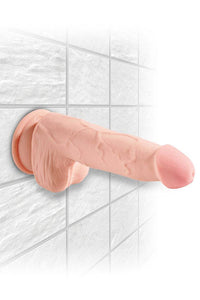 Thumbnail for Pipedream - King Cock Plus - Triple Density Realistic Dildo With Balls - 6.5 Inch - Beige - Stag Shop