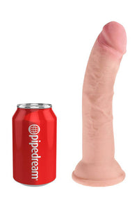 Thumbnail for Pipedream - King Cock Plus - Triple Density Realistic Dildo - 7 Inch - Beige - Stag Shop