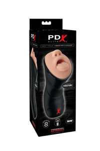 Thumbnail for Pipedream Extreme - PDX Elite - Deep Throat Vibrating Stroker - Stag Shop