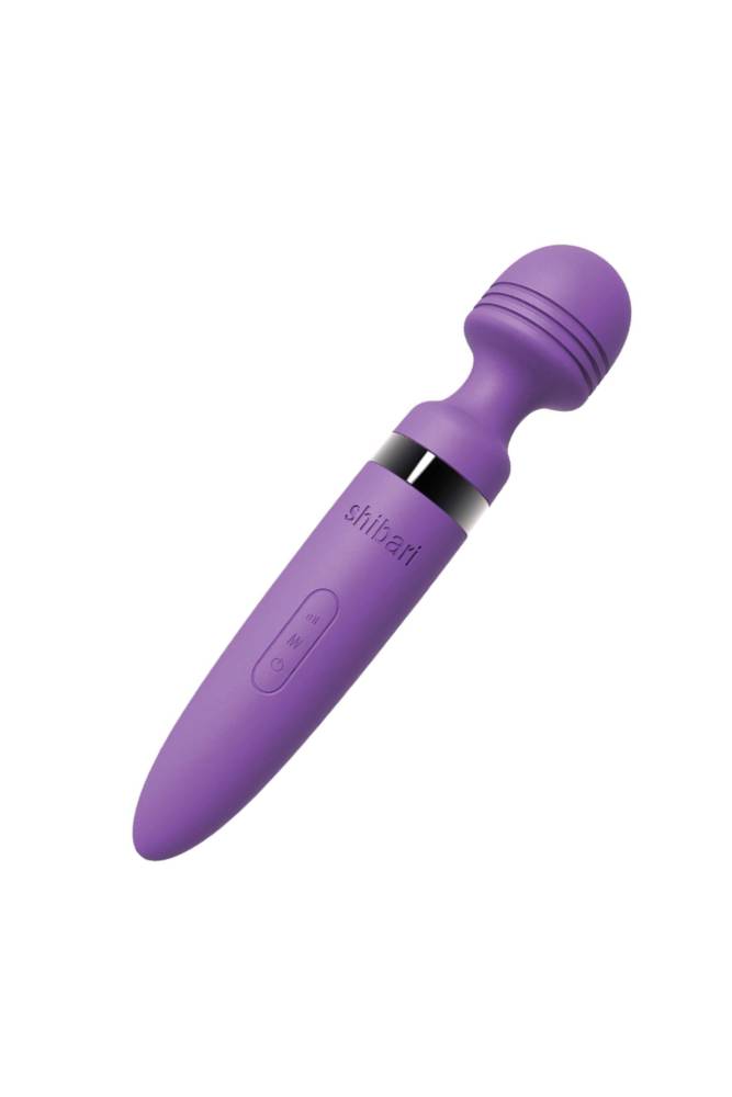 Shibari -  Deluxe Mega 28x Wireless Massage Wand - Purple - Stag Shop