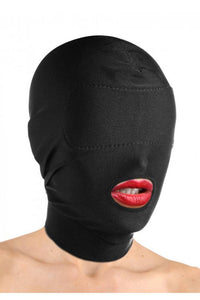 Thumbnail for XR Brands - Master Series - Disguise - Open Mouth Hood with Padded Blindfold - Stag Shop