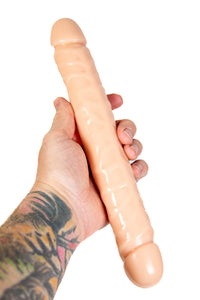 Thumbnail for Doc Johnson - Jr. Veined Double Header 12 Inch Dildo - Stag Shop